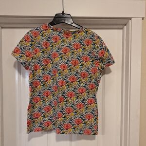 Floral Patterned Women's Top